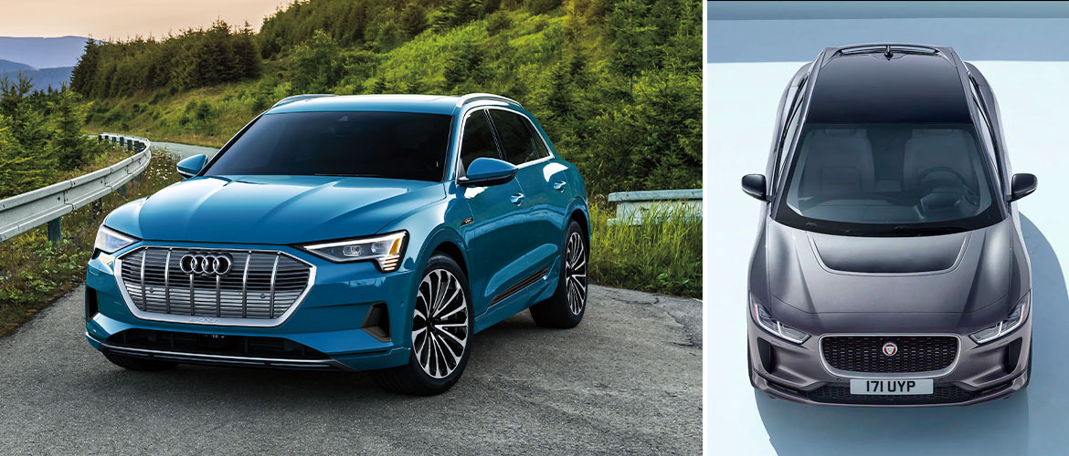 2019 Audi e-tron vs. 2020 Jaguar I-PACE in Oakland, CA